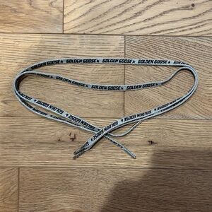 Golden Goose silver Shoelaces